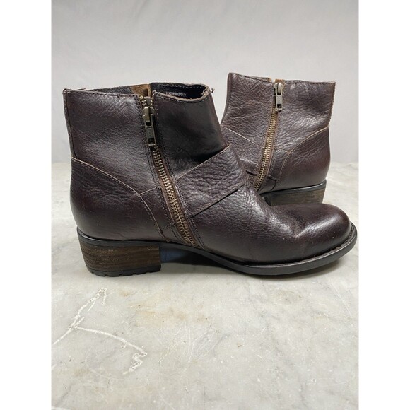 Born Liona Boots Women’s 7.5 Mahogany Leather - Picture 5 of 10